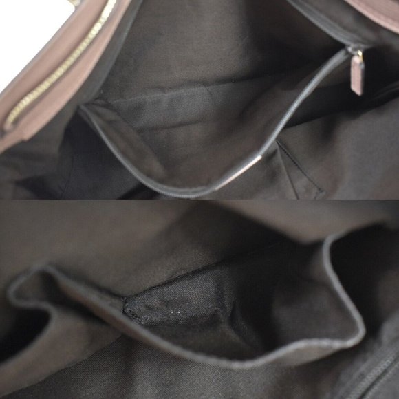 Authenticity Guaranteed GUCCI GG Logo 2Way Shoulder Hand Bag Bamboo Fringe - Picture 8 of 16